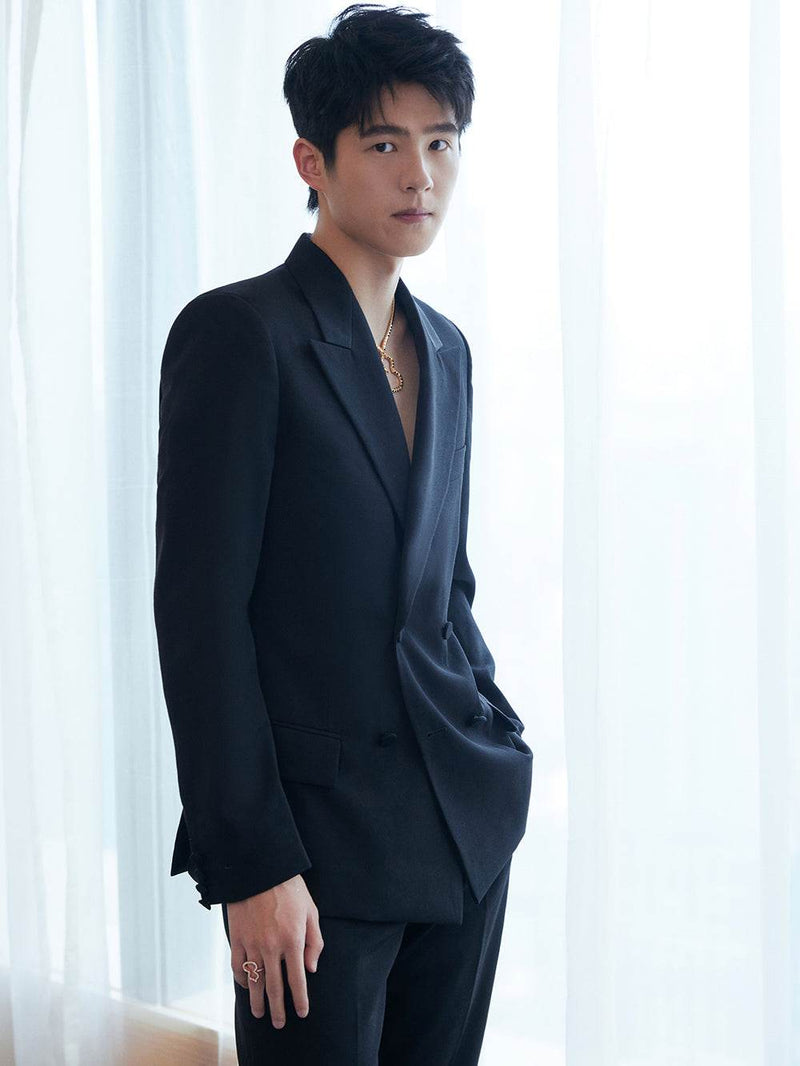 Liu Haoran Same Style Casual Suit Jacket Men Handsome Fancy K-style Men's Autumn and Winter Suit Jacket Tide - Global Merch Markets