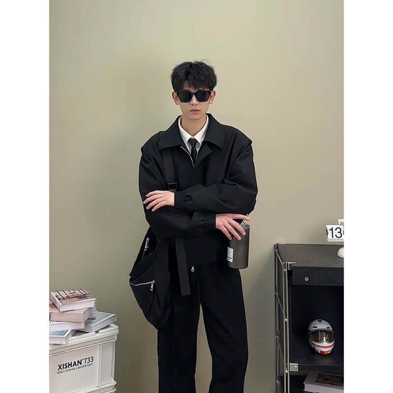 Cleanfit Harrington Suit Outwear Executive Jacket - Global Merch Markets