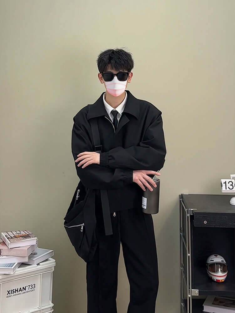 Cleanfit Harrington Suit Outwear Executive Jacket - Global Merch Markets