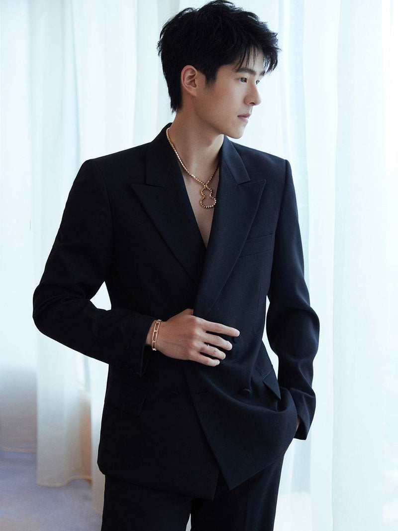 Liu Haoran Same Style Casual Suit Jacket Men Handsome Fancy K-style Men's Autumn and Winter Suit Jacket Tide - Global Merch Markets