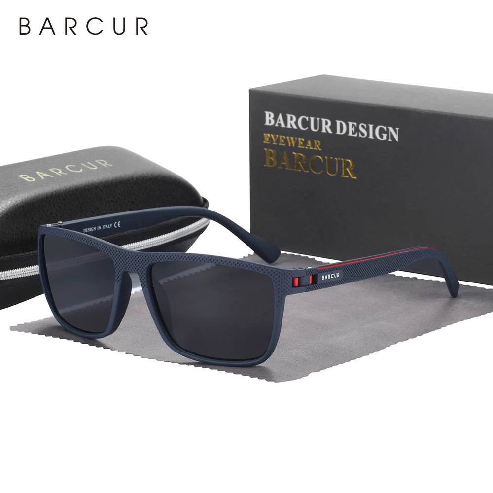 BARCUR Outdoor Sunclasses for Men Polarized FishingTravel TR90 Light Weight Sun Glasses Women Eyewear Accessory Oculos - Global Merch Markets