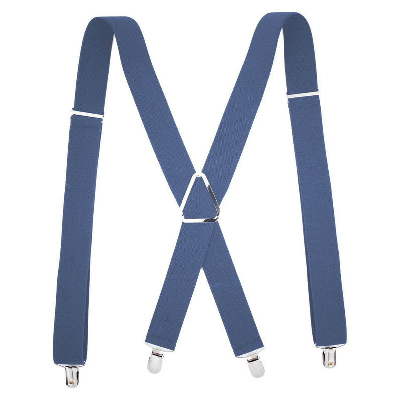 Suspenders Men 4 Clip 3.5cm Width Braces Adjustable Elastic X Back Pants Women Suspender Adult Man Braces Wedding Accessories - Global Merch Markets