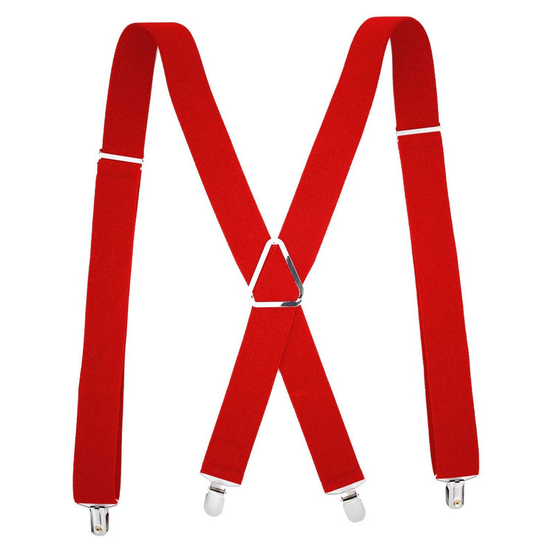 Suspenders Men 4 Clip 3.5cm Width Braces Adjustable Elastic X Back Pants Women Suspender Adult Man Braces Wedding Accessories - Global Merch Markets