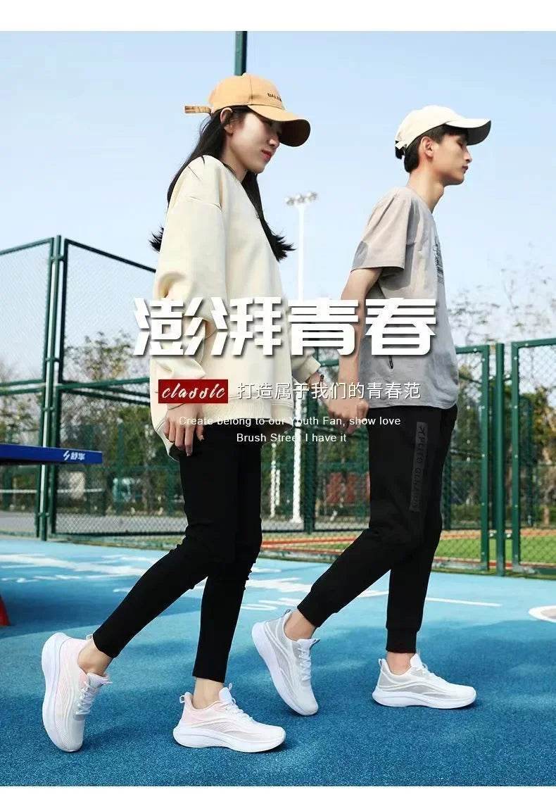 Casual Running Summer Fashion Anti Slip Hiking Mesh Breathability Athletic Shoe Tennis Woman Trend 2024 Woman Sneakers Couple - Global Merch Markets