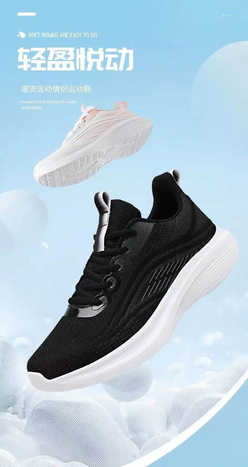 Casual Running Summer Fashion Anti Slip Hiking Mesh Breathability Athletic Shoe Tennis Woman Trend 2024 Woman Sneakers Couple - Global Merch Markets