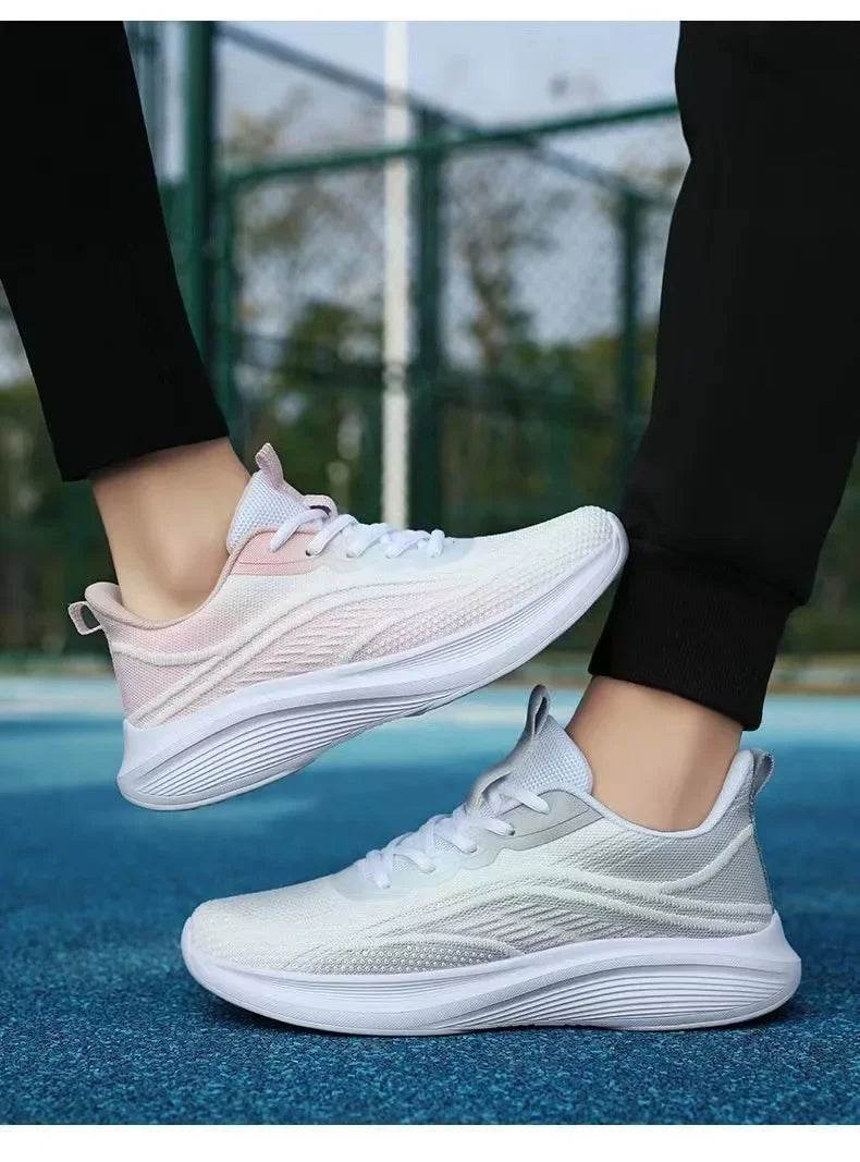 Casual Running Summer Fashion Anti Slip Hiking Mesh Breathability Athletic Shoe Tennis Woman Trend 2024 Woman Sneakers Couple - Global Merch Markets