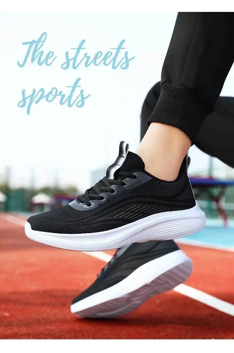 Casual Running Summer Fashion Anti Slip Hiking Mesh Breathability Athletic Shoe Tennis Woman Trend 2024 Woman Sneakers Couple - Global Merch Markets