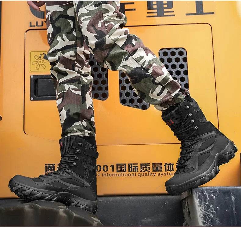 Men Tactical Boots Autumn Special Forces Field Man Boot Lightweight Outdoor Non-Slip Men Shoes Zapatillas Hombre - Global Merch Markets