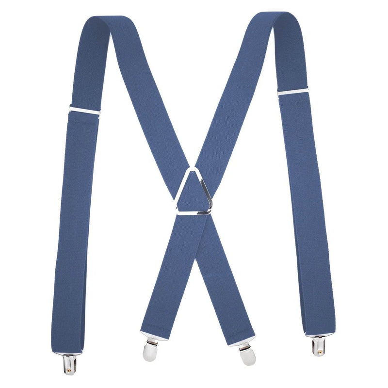 Suspenders Men 4 Clip 3.5cm Width Braces Adjustable Elastic X Back Pants Women Suspender Adult Man Braces Wedding Accessories - Global Merch Markets
