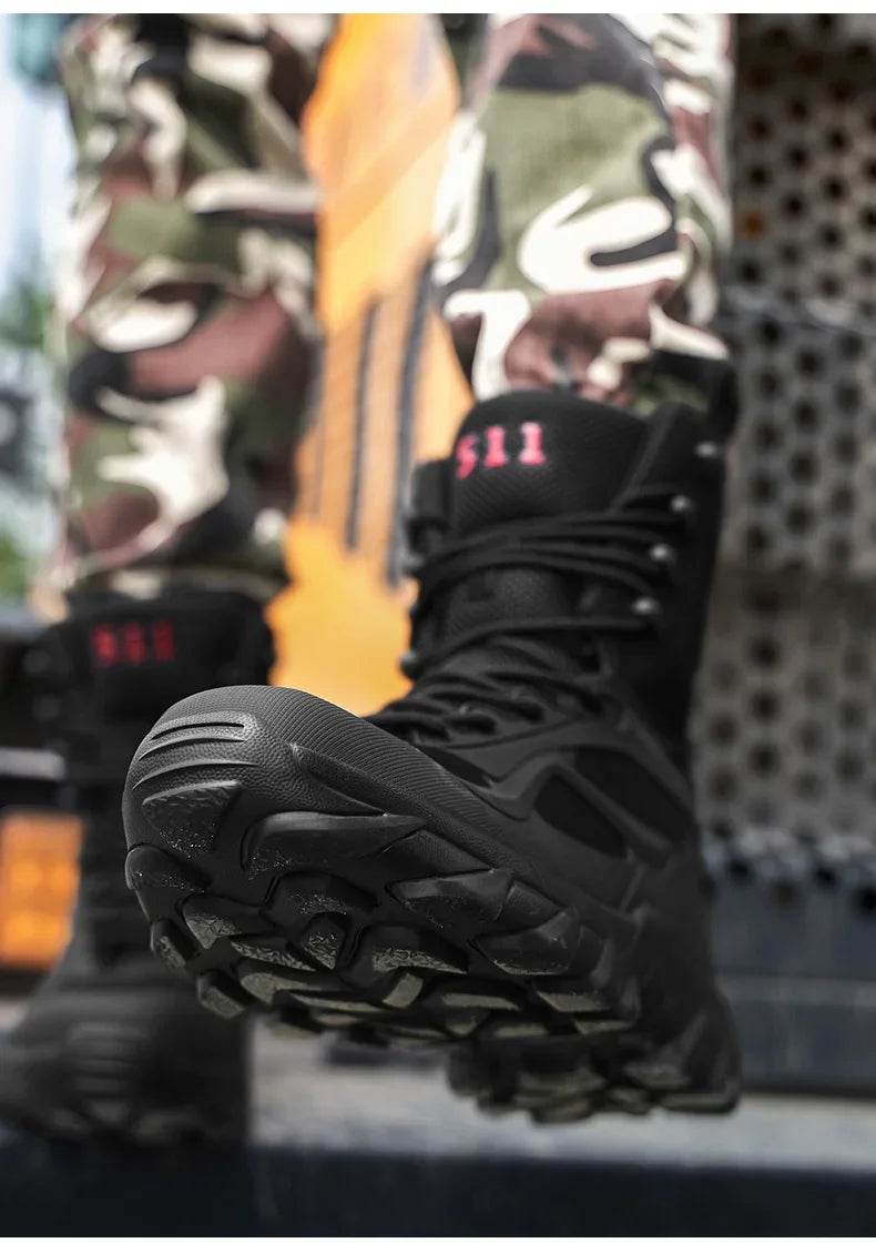 Men Tactical Boots Autumn Special Forces Field Man Boot Lightweight Outdoor Non-Slip Men Shoes Zapatillas Hombre - Global Merch Markets