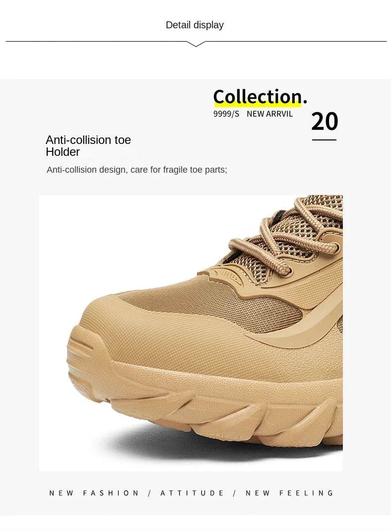 Men Tactical Boots Autumn Special Forces Field Man Boot Lightweight Outdoor Non-Slip Men Shoes Zapatillas Hombre - Global Merch Markets
