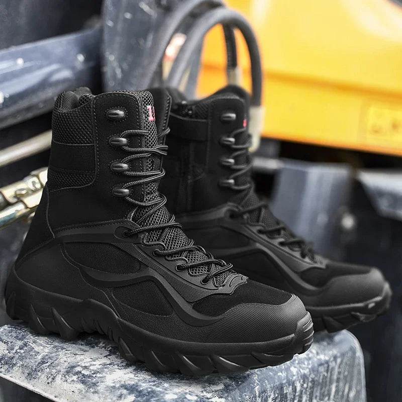 Men Tactical Boots Autumn Special Forces Field Man Boot Lightweight Outdoor Non-Slip Men Shoes Zapatillas Hombre - Global Merch Markets