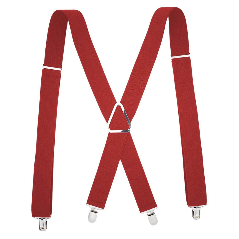 Suspenders Men 4 Clip 3.5cm Width Braces Adjustable Elastic X Back Pants Women Suspender Adult Man Braces Wedding Accessories - Global Merch Markets