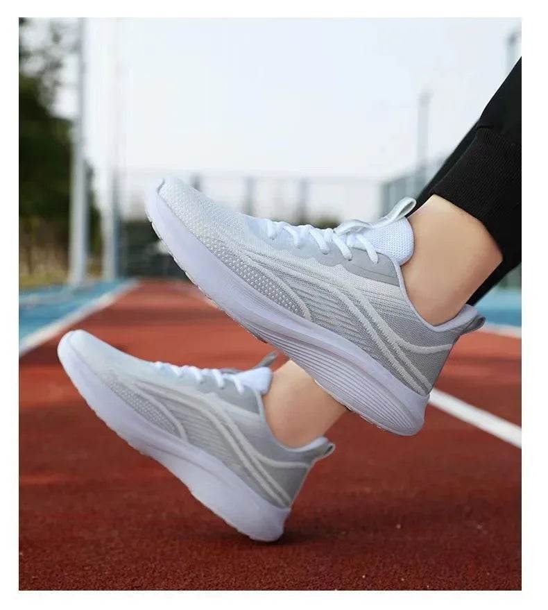 Casual Running Summer Fashion Anti Slip Hiking Mesh Breathability Athletic Shoe Tennis Woman Trend 2024 Woman Sneakers Couple - Global Merch Markets