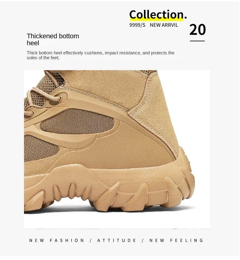 Men Tactical Boots Autumn Special Forces Field Man Boot Lightweight Outdoor Non-Slip Men Shoes Zapatillas Hombre - Global Merch Markets