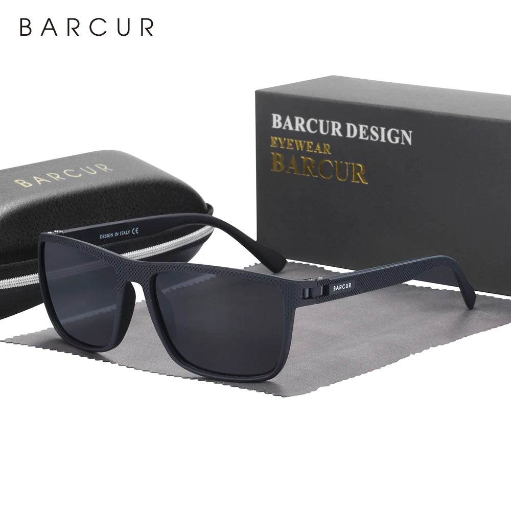 BARCUR Outdoor Sunclasses for Men Polarized FishingTravel TR90 Light Weight Sun Glasses Women Eyewear Accessory Oculos - Global Merch Markets