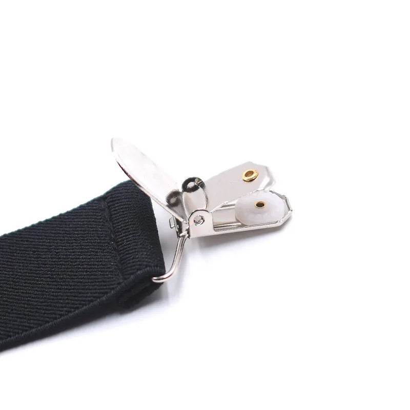 Suspenders Men 4 Clip 3.5cm Width Braces Adjustable Elastic X Back Pants Women Suspender Adult Man Braces Wedding Accessories - Global Merch Markets
