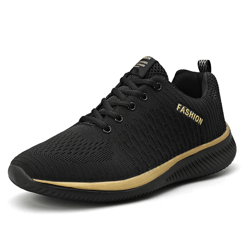 2025 Men Running Walking Knit Shoes Fashion Casual Sneakers Breathable Sport Athletic Gym Lightweight Men Sneakers Casual Shoes