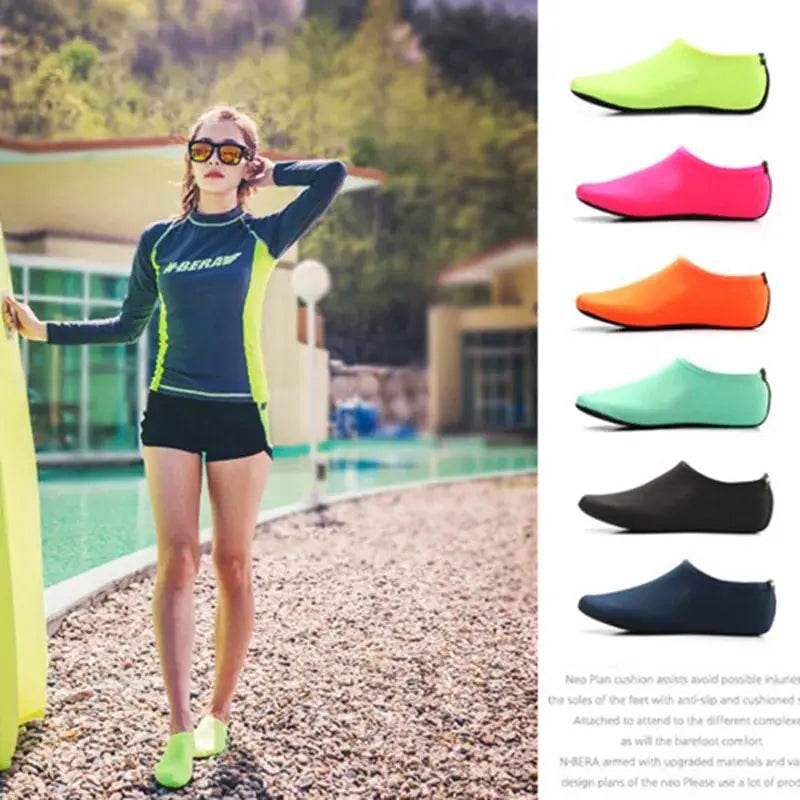 Outdoor Diving Socks With Anti Cut And Anti Slip Dottom, Quick Drying Beach Socks, Surfing And Snorkeling Socks Diving Shoes - Global Merch Markets